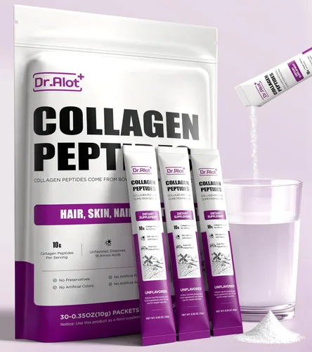 2X Boost - Péptidos de colágeno en polvo para la piel, cabello, uñas, articulaciones, salud, polvo de ultra alta absorción con hidrolizado tipo 1 y