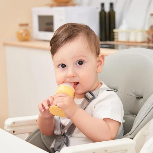 Miniatura 4 de Smily Mia ICY Bite - Mordedor para alimentos y congeladores para frutas, para alivio de enfriamiento del bebé, alimentador de silicona sin BPA