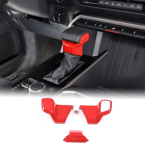 Miniatura 24 de Aunginsy Cubierta de freno de mano para palanca de cambios de automóvil, compatible con Toyota Tundra 2022+, Sequoia 2023+ y Tacoma 2024+, perilla