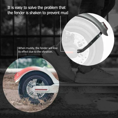 Miniatura 4 de Chuancheng Kit de accesorios para Xiaomi Mijia M365 y Pro Series Gancho Scooter Eléctrico, Amortiguadores de Vibración 0.024 in 0.031 in 0.047 in