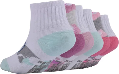 Miniatura 3 de Under Armour Girls' Multi Pack Quarter Sock