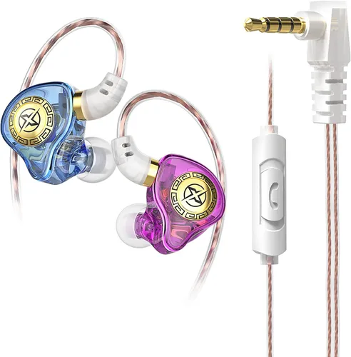 Miniatura 10 de FEDAI Auriculares con monitor de oído X1, auriculares con cable de sonido superior 1DD, auriculares profesionales con aislamiento de sonido