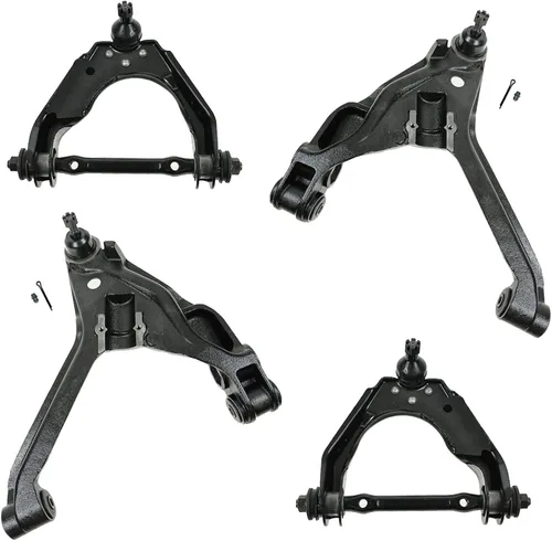 Miniatura 45 de TRQ Brazo de control delantero superior e inferior con rótula juego de 4 piezas compatible con Land Rover Range Rover 2003-2012