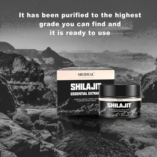 Miniatura 7 de Shilajit - Resina Shilajit orgánica pura del Himalaya, resina Shilajit natural con ácido fúlvico, más de 85 oligominerales, mezcla ayurvédica
