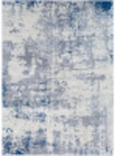 Miniatura 4 de Livabliss Doria - Alfombra abstracta moderna de 6'7" x 9'6", carbón/azul oscuro