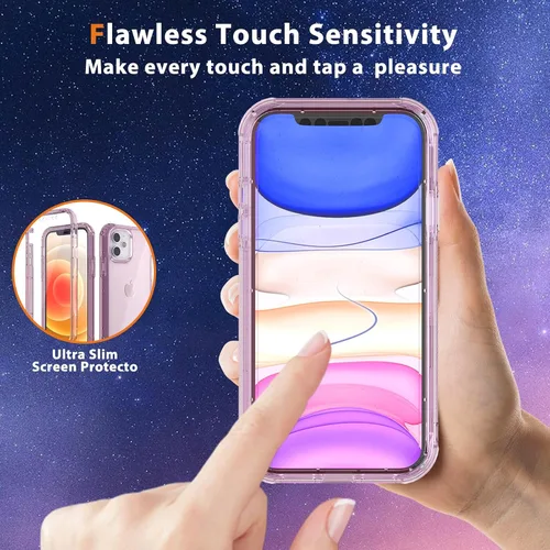 Miniatura 6 de Lifedance Nuevo para iPhone 11, Funda Protectora Completa y Resistente con Protector de Pantalla Integrado, Protección contra Caídas de 10 Pies