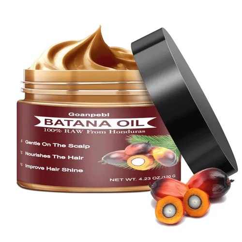 Aceite de batana crudo para el crecimiento del cabello, Dr. Sebi Pure Aceite de Batana natural hidratante para el cuero cabelludo, mascarilla