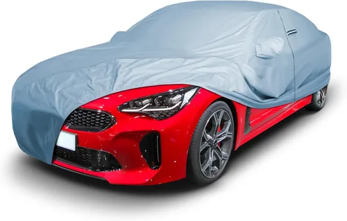 Miniatura 34 de iCarCover Funda de coche personalizada para Kia Rio Hatchback (2016-2023), impermeable, para todo tipo de clima, lluvia, nieve, UV, protector solar