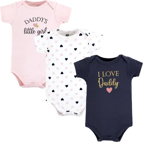 Miniatura 422 de Hudson Baby baby-girls Cotton Bodysuits 3-pack