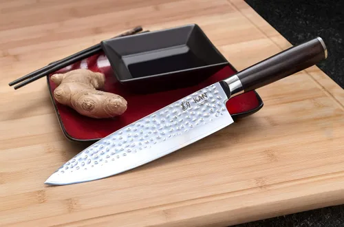 Miniatura 2 de KAN Cuchillo de chef profesional Core VG-10 de 8 pulgadas, 67 capas de Damasco ambidiestro