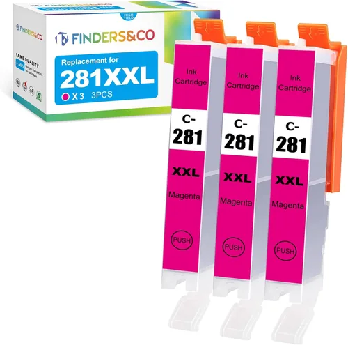 Miniatura 9 de CLI-281 XXL - Depósito de tinta negra de repuesto para 281 XXL BK para trabajar con Canon PIXMA TS6320 TR7520 TS8120 TS8320 TR8520 TS9120
