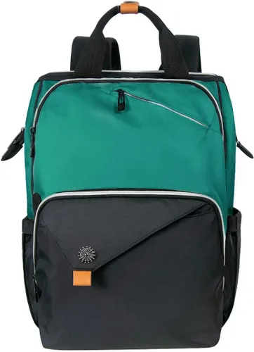Miniatura 11 de Hap Tim - Mochila para Laptop, Mochila de Viaje para Mujer, Mochila de Trabajo, Verde Negro, Grande, Mochilas de viaje