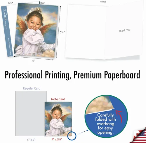 Miniatura 6 de The Best Card Company - 10 notas de agradecimiento en caja con sobres, varios artículos de papelería para decir gracias para hombres y mujeres