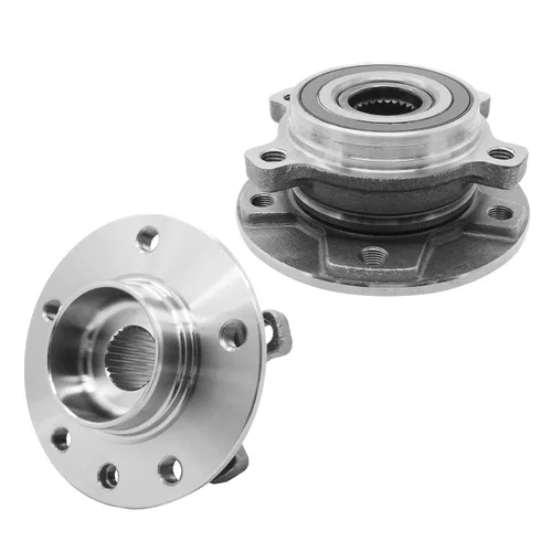 Miniatura 20 de Detroit Axle - Bujes de rodamiento de rueda traseros de 2 piezas para Volkswagen Jetta Beetle Golf City Audi TT Quattro, 2 rodamientos de ruedas