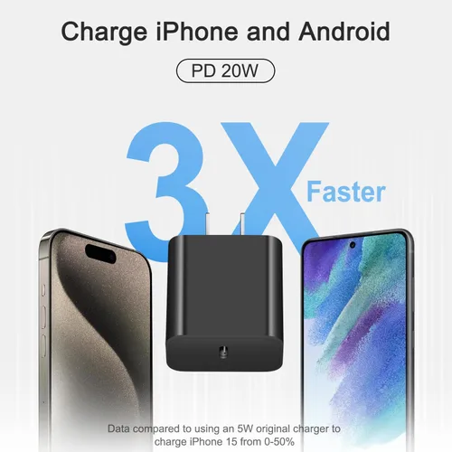 Miniatura 2 de Cargador USB C tipo C de carga rápida de 10 pies de largo para iPhone 17, 16, 15, paquete de 3 cargadores rápidos USB C para iPhone 17/17 Plus/17