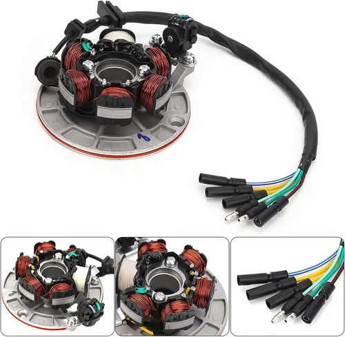 Miniatura 6 de Magneto - Placa de estator para motor YX Kick Start, pieza de repuesto del sistema de encendido, compatible con Pit Pro Trail Dirt Bike