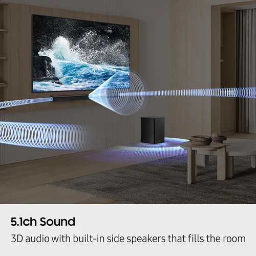 Miniatura 8 de Samsung QN65S90FAFXZA 65 Inch 4K OLED Smart TV with a HW-B750F B Series Soundbar 5.1 Ch and Subwoofer (2025)
