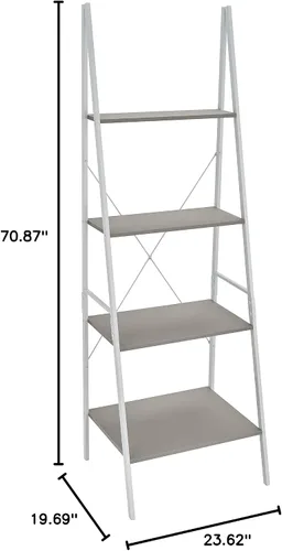Miniatura 11 de ClosetMaid 4964 4 Estante de escalera de material mixto, gris pardo gris topo