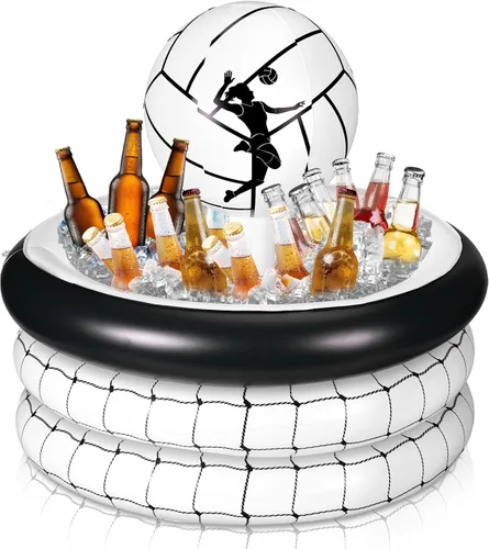 Miniatura 9 de Bencailor - Barra de servir inflable de PVC para bebidas de fútbol, juego de lanzamiento, decoración de fiesta, rugby, baloncesto, béisbol