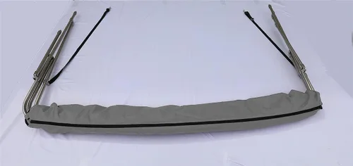 Miniatura 3 de SBU Light Grey Stainless Steel 3-Bow Bimini Top Compatible for Monterey 186 MONTURA I/O for Model Years 2014