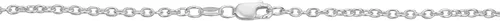Miniatura 13 de Kooljewelry Collar de plata de ley u oro amarillo sobre plata de ley para mujer (0.047 in, 0.063 in o 0.083 in)
