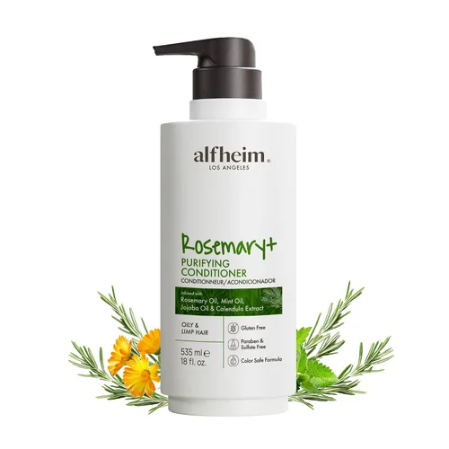 Miniatura 15 de ALFHEIM Coffee+ Acondicionador espesante para cabello fino, fino y débil con cafeína, biotina y aceite de café arábica, fórmula fortalecedora
