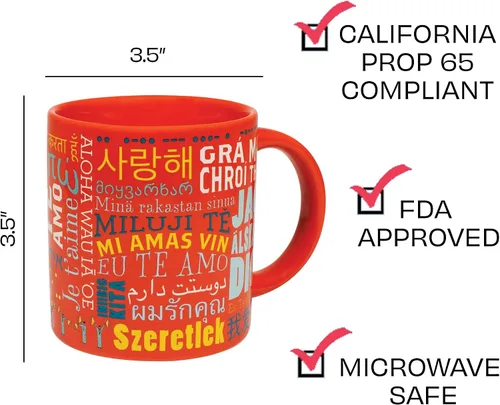 Miniatura 3 de Taza Love Languages - Says I Love You Forty Different Ways