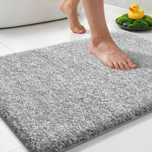 Miniatura 33 de Yimobra Alfombra de baño acolchada antifatiga, antideslizante, lavable, de microfibra suave y densa para lavabo, ducha, pies cansados, cómodo