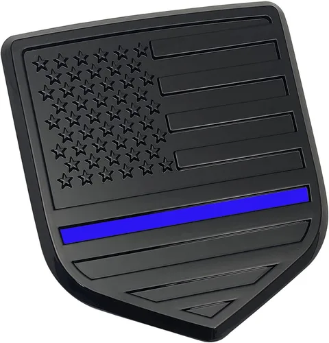 Emblema de Bandera Americana para la puerta trasera RAM, emblema de bandera americana de ABS compatible con 2009-2018 Dodge RAM 1500 2500 3500 Línea