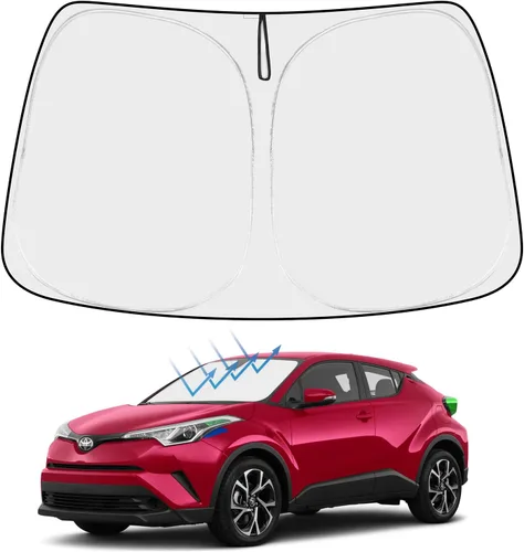Miniatura 69 de Proadsy Parasol para parabrisas actualizado 2025, ajuste personalizado Dodge RAM 1500 2Dr 2019-2024 2025, 4 capas, plegable, protector de parasol
