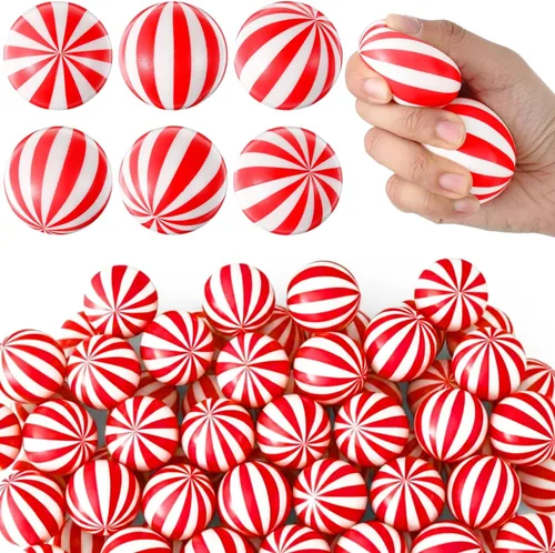 Miniatura 8 de Libima 200 piezas de juguete antiestrés de 2 pulgadas, juguete para apretar para aliviar el estrés para adolescentes y adultos, mejora el agarre