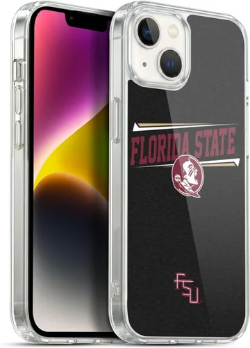 Miniatura 190 de Head Case Designs Funda de gel suave FSU Seminoles de la Universidad Estatal de Florida con licencia oficial compatible con Apple iPhone 13 Pro Max
