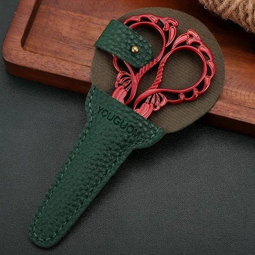 Miniatura 5 de YOUGUOM Tijeras pequeñas para bordar, tijeras de costura para manualidades, tijeras de punta afilada para costura, roscado, manualidades