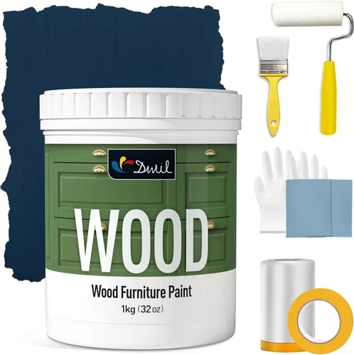 Miniatura 26 de DWIL Pintura para Muebles con Acabado Mate - Pintura para Madera de 16 Oz para Gabinetes, Puertas, Mesas y Cómodas Renovación - A Base de Agua, No