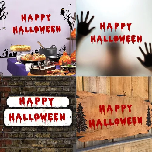 Miniatura 5 de 26 plantillas de letras de Halloween, plantillas de pintura del alfabeto, reutilizables, plantillas de letras de dibujo para pintar sobre lienzo