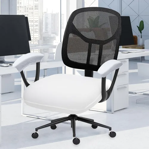 Miniatura 99 de Fundas elásticas para asiento de silla de oficina de escritorio - Funda universal de spandex para silla de computadora - Fundas removibles lavables