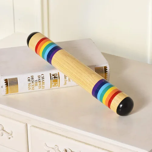 Miniatura 6 de Instrumento musical de madera del palillo de la lluvia del fabricante de la lluvia de 13,8 pulgadas, vibrador del tubo de la lluvia de la lluvia