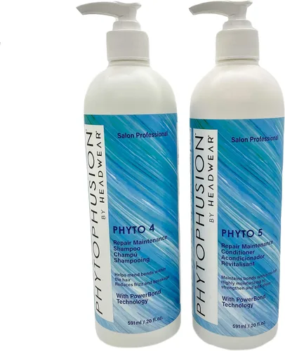 Head Wear Phytophusion - Juego de champú y acondicionador de mantenimiento reparador, color seguro, para todo tipo de cabello, 20 onzas líquidas