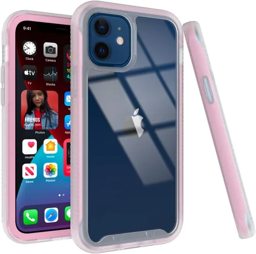 Miniatura 50 de Puxicu Funda acrílica 2 en 1 para iPhone 11 Pro, antiamarilleo, protección de grado militar, funda delgada a prueba de caídas para iPhone 11 Pro