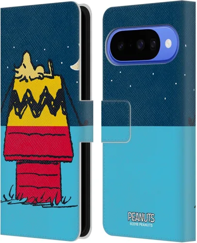 Miniatura 82 de Head Case Designs Officially Licensed Peanuts Snoopy & Woodstock 2 Halfs and Laughs Leather Wallet Case Compatible with Google Pixel 8 Snoopy