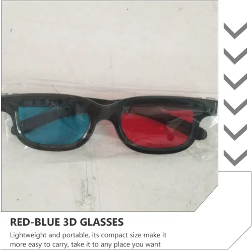 Miniatura 4 de Proyector 3D rojo, 20 unidades, 3 marcos, gafas de estilo 3D para juegos de películas en 3D, lentes de visualización 3D, computadoras portátiles