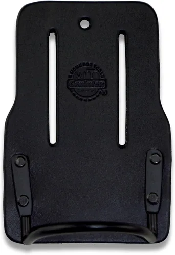 Miniatura 15 de Graintex Soporte de martillo para cinturón de herramientas, cuero de grano superior de alta calidad, lazo de martillo de acero, se adapta a