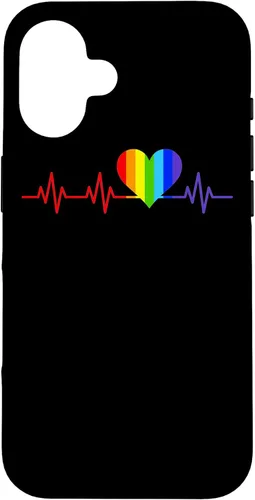 Miniatura 31 de iPhone SE (2020) / 7 / 8 Gay Heartbeat Pride Flag Gift And Queer LGBTQ Rainbow Estuche de regalo