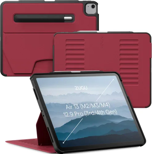 Miniatura 12 de Zugu Case Funda protectora delgada para iPad Air de 13 pulgadas M4 2026, M3 2025, M2 y 12.9 pulgadas (3ª/4ª generación), funda protectora delgada