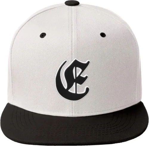 Miniatura 1567 de Daxton Gorra clásica con visera de billete plano con letras del alfabeto inglés antiguo de la A a la Z