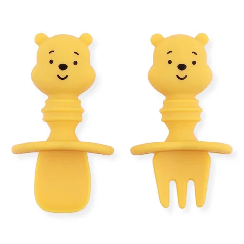 Miniatura 9 de Bumkins Juego de utensilios para bebés, Chewtensils cucharas de silicona para mojar, autoalimentación, destete dirigido por el bebé, aprendizaje