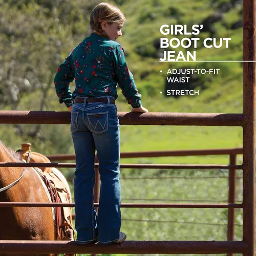 Miniatura 5 de Wrangler Girls' Stretch Boot Cut Jean