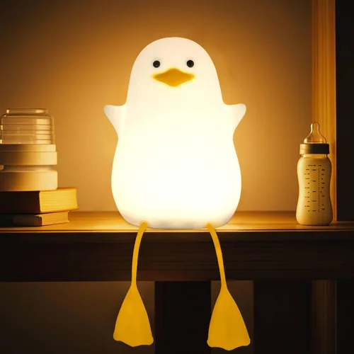 Miniatura 12 de Attivolife Capybara - Luz nocturna para niños, lámpara de noche de silicona animal recargable por USB, control táctil con regulador y temporizador