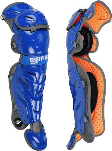 Miniatura 11 de All-Star Adult System 7 - Protector de piernas, recortado gris, corto de 15.5 pulgadas de longitud