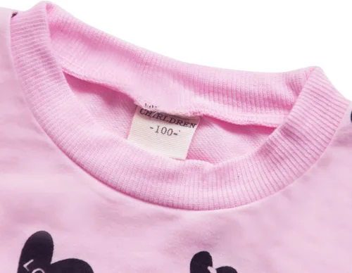 Miniatura 3 de DDSOL Conjunto de ropa para niñas pequeñas, sudadera con estampado de corazón + pantalones largos, conjunto de 2 piezas para bebés y niños pequeños